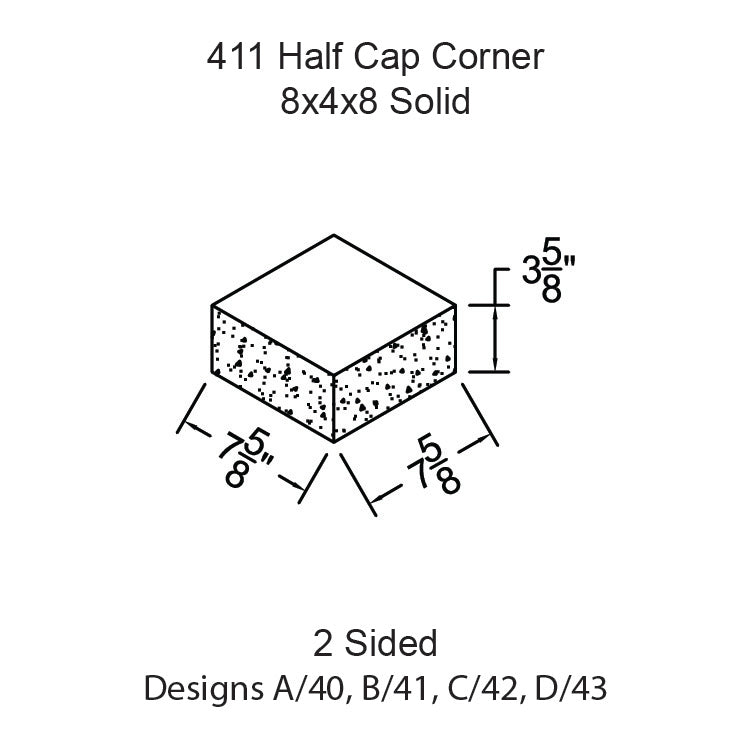 #411 - Half Cap Corner