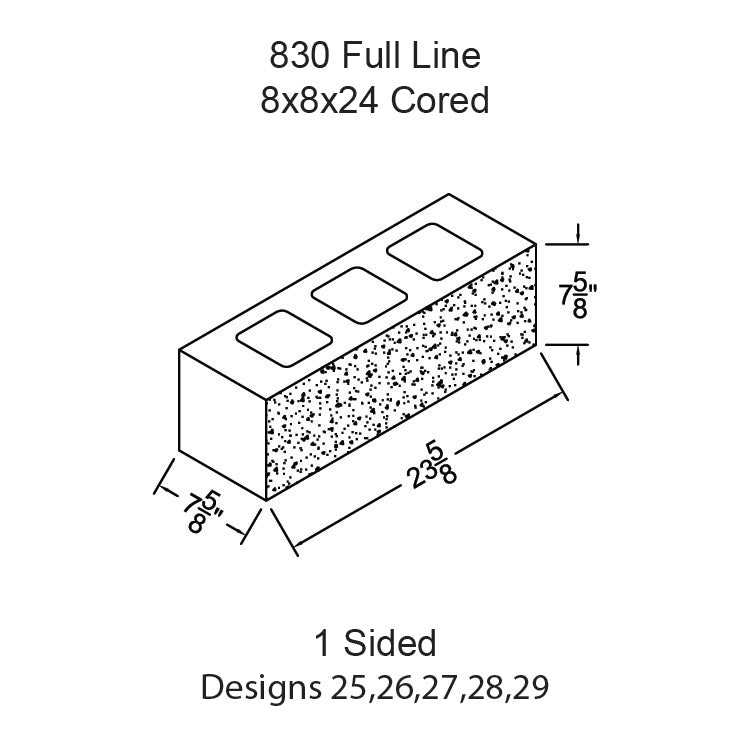 Design 26 – Classic Rock Face Block