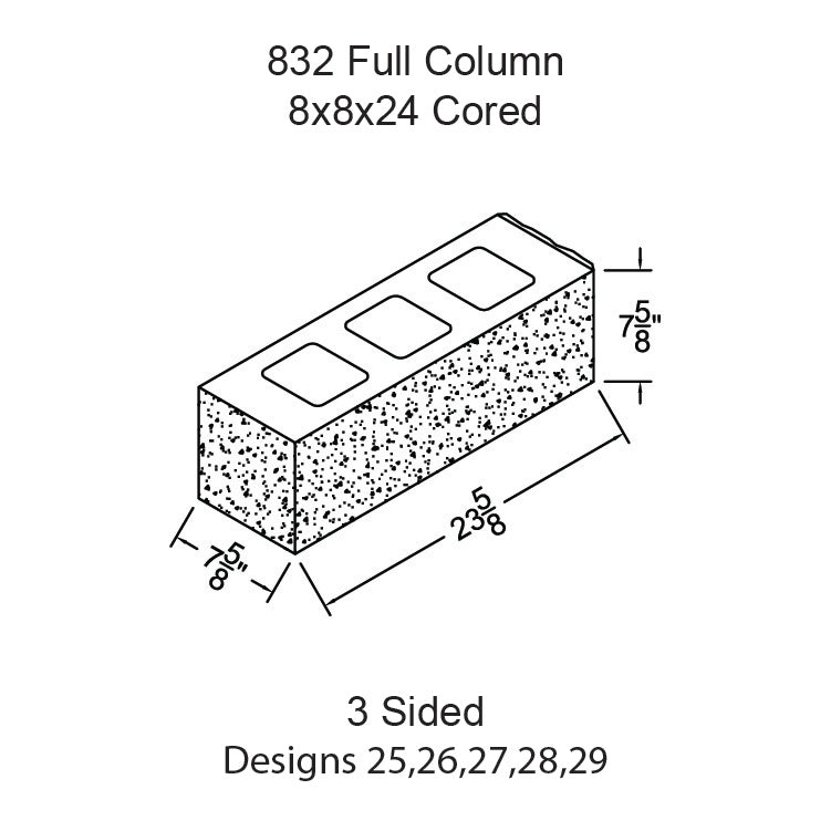 #832 - Full Column Cored