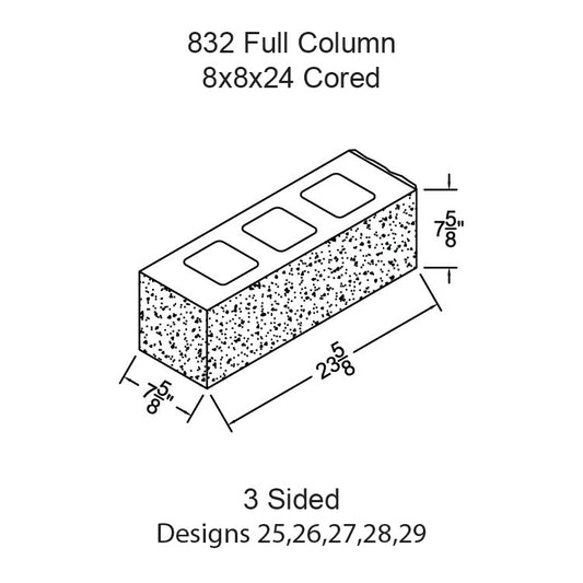 #832 - Full Column Cored