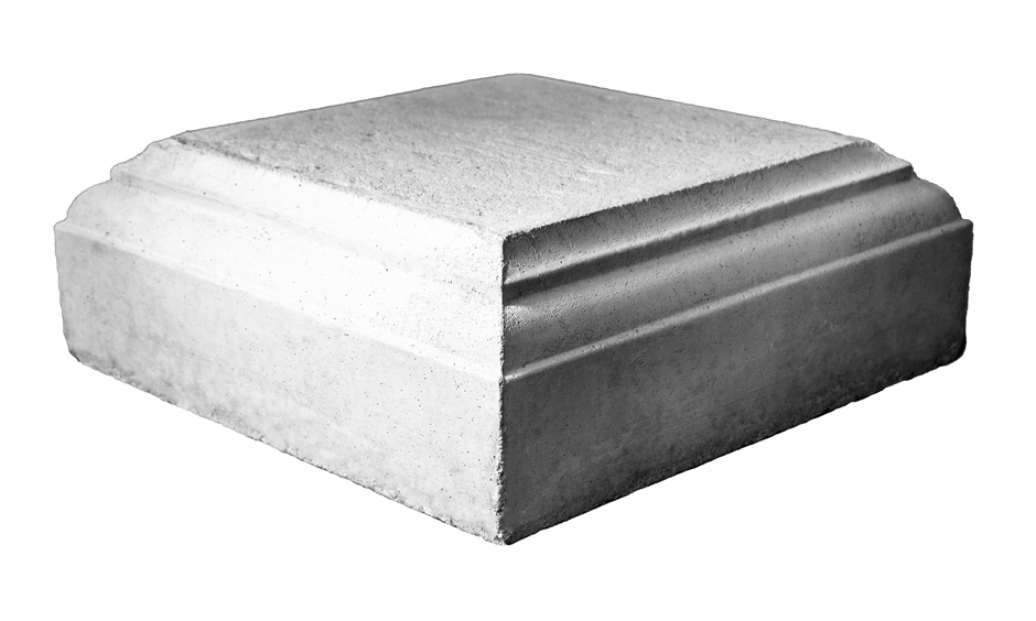 Rectangular Rock Base Column Caps & Bases – Classic Rock Face Block