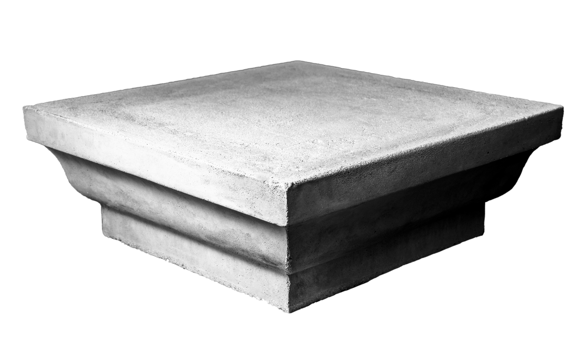 Colum Base Caps #5002 Column Base/Cap Adjustable – Classic Rock Face Block