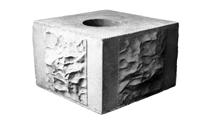 Column Caps & Bases – Classic Rock Face Block